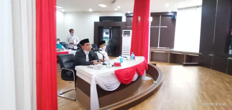 Bupati Tanbu Sampaikan RAPBD Perubahan Tahun Anggaran 2021 Secara Virtual