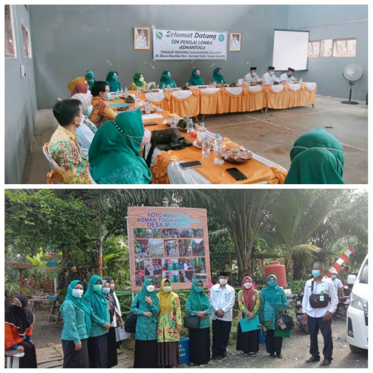 Tim Penilai Asman Toga Tingkat Provinsi Kalsel Kunjungi Desa Mustika