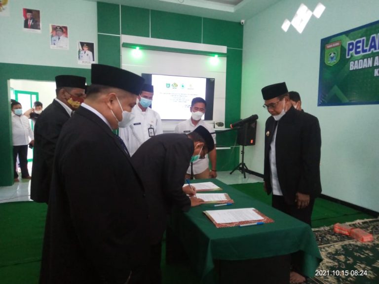 Bupati Zairullah Lantik Pimpinan BAZNAS Sekaligus Resmikan Kantor Bersama