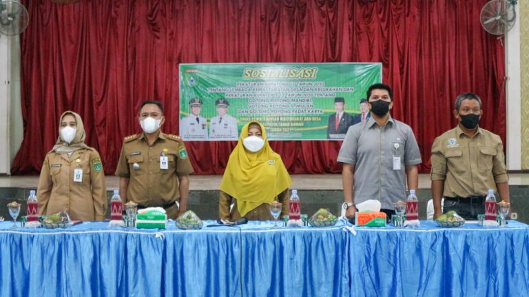 Dinas PMD Tanbu Sosialisasikan Perbup Nomor 12 Tahun 2020