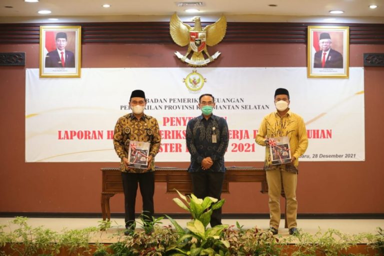 Bupati Zairullah Terima LHP Kinerja Efektivitas Atas Pengelolaan PAD dari BPK