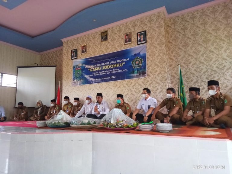 Permudah Kepengurusan Dokumen Pernikahan, Disdukpencapil dan Kemenag Jalin Kerjasama