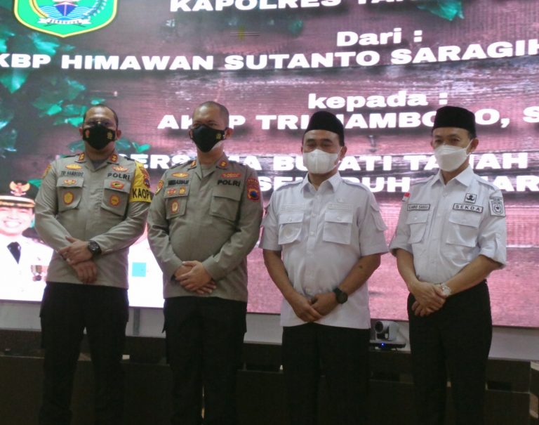 Kenal Pisah, Bupati Zairullah Terima Kunjungan Kapolres Tanah Bumbu