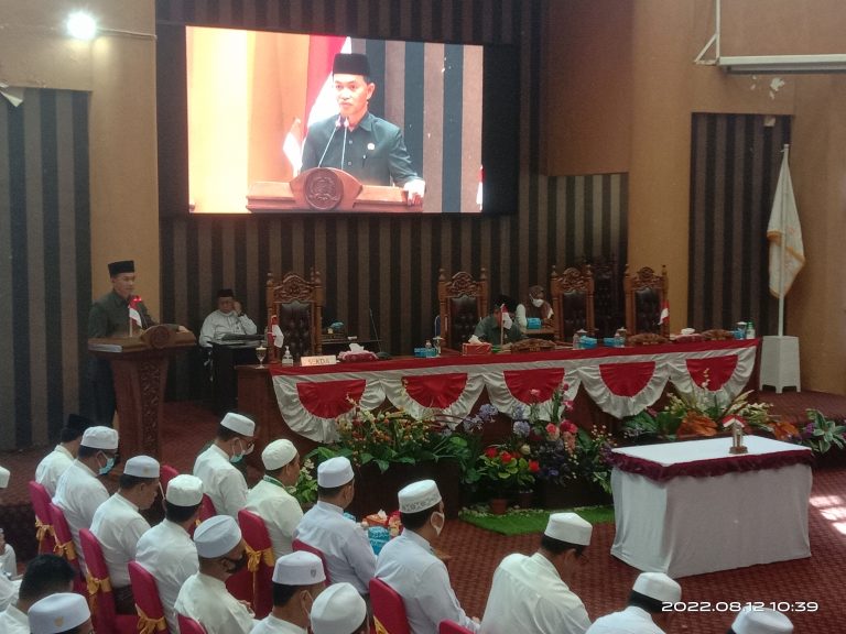 Sekda Tanah Bumbu Sampaikan Rancangan APBD Tahun Anggaran 2023