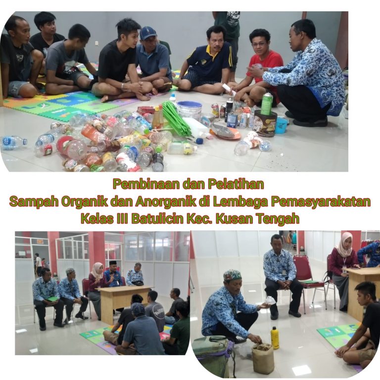 DLH Tanbu Beri Pelatihan Pengelolaan Sampah Penghuni Lapas Batulicin