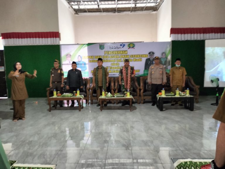 Dandim 1022 Tanbu : Program Percepatan Penurusan Stunting Diselaraskan Visi Misi Bupati  Reporter RSB (Desy Aulia)