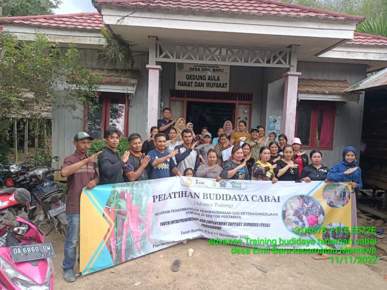 Warga Desa Emil Baru Antusias Ikuti Pelatihan Budidaya Cabai