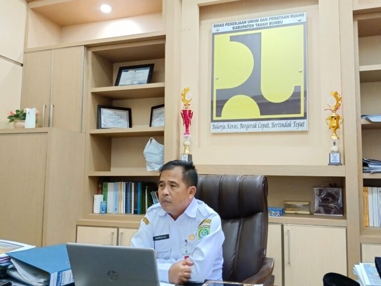 Hernadi Wibisono : Tahun 2022 Capaian Target Pekerjaan Dinas PUPR Tanah Bumbu