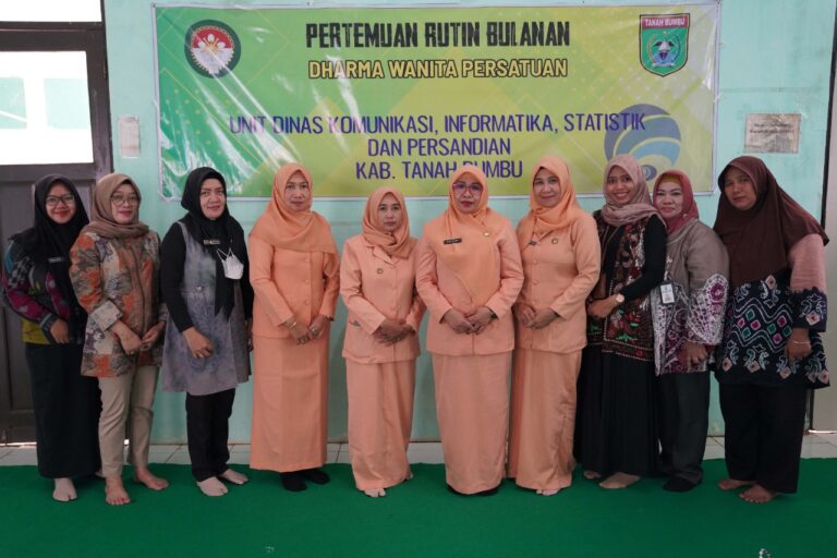 DWP Unit Diskominfo SP Tanah Bumbu Gelar Pertemuan Rutin Bulanan dan Raker 