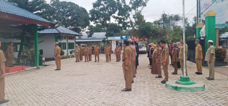 Tingkatkan Kebersamaan Dalam Membangun Desa, Pemkec Sungai Loban Gelar Apel Gabungan