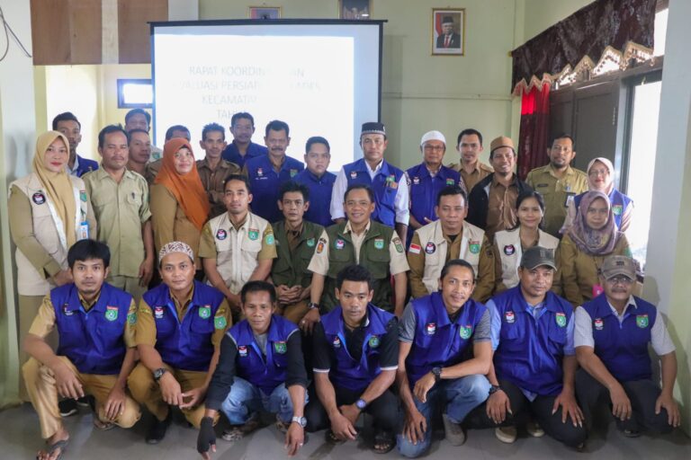 DPMD Gelar Rakor Evaluasi Kinerja Panitia Pilkades se-Kecamatan Satui