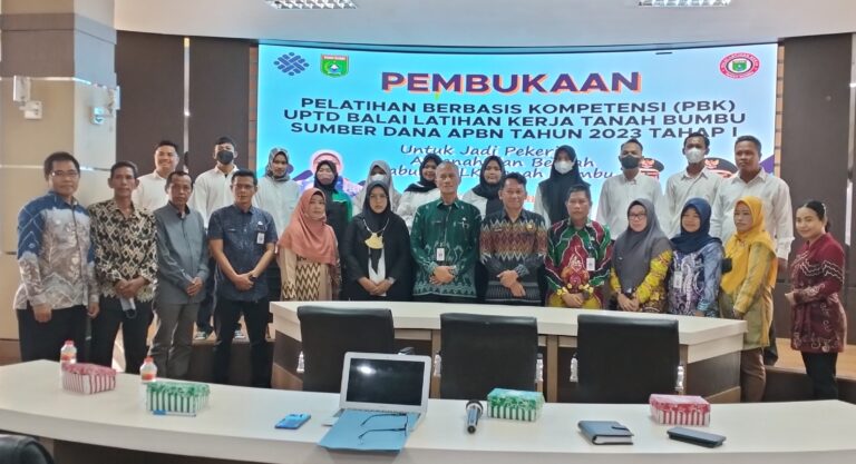 Disnakertrans Tanah Bumbu Launching Program ‘Ujar Abah Belajar di BLK’