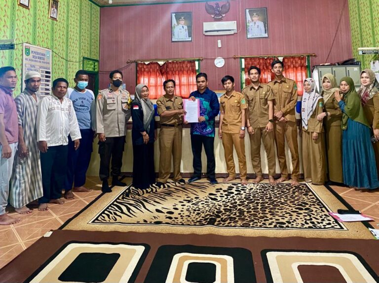 Serah Terima Jabatan Kades Baru Wirittasi Berlangsung Khidmat