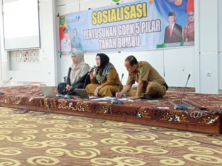 DP3AP2KB Gelar Sosialisasi Penyusunan GDPK Lima Pilar Tanah Bumbu