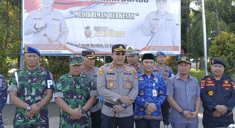 Pastikan Mudik Aman dan Berkesan, Polres Tanah Bumbu Siapkan Titik Pos Pengamanan