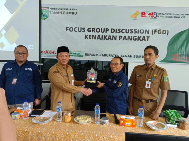 BKPSDM Tanah Bumbu Gelar Focus Group Discussion Kenaikan Pangkat