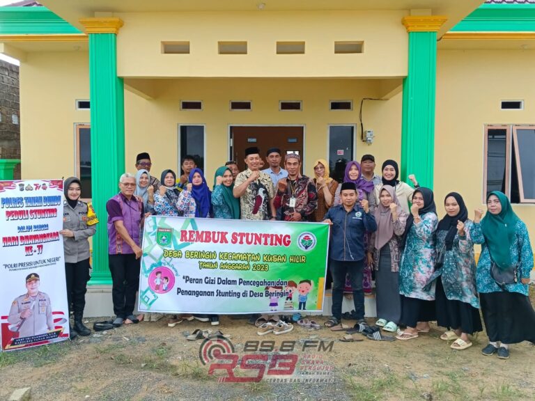 Cegah Stunting Sejak Dini, Pemerintah Desa Beringin Gelar Rembuk Stunting