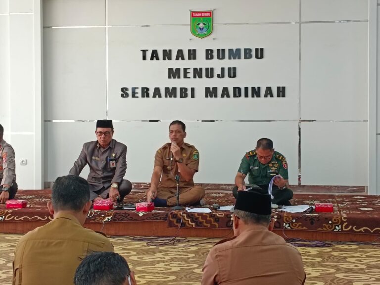 Rapat Pemantapan HUT RI ke-78 di Tanah Bumbu Dipimpin Kepala Bakesbangpol