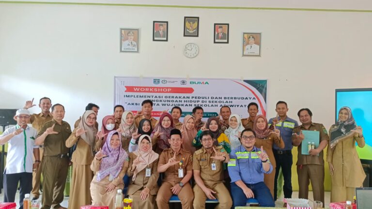 SMAN 1 Angsana Gelar Workshop Implementasi Gerakan Peduli dan Berbudaya Lingkungan Hidup di Sekolah