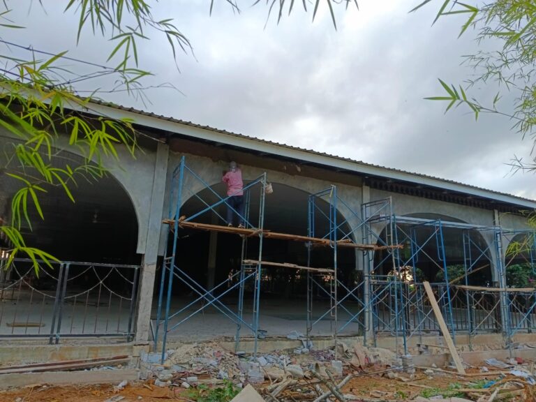 September 2023, Sholat Dhuha Pindah ke Pendopo Baru