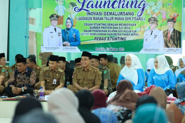 DKPP Tanah Bumbu Launching Inovasi Gemalursang, Bupati Zairullah : Komitmen Turunkan Stunting