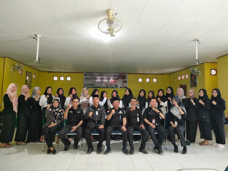 Disnakertrans Tanah Bumbu Secara Maraton Gelar Pelatihan, Kali Ini di Kecamatan Mantewe