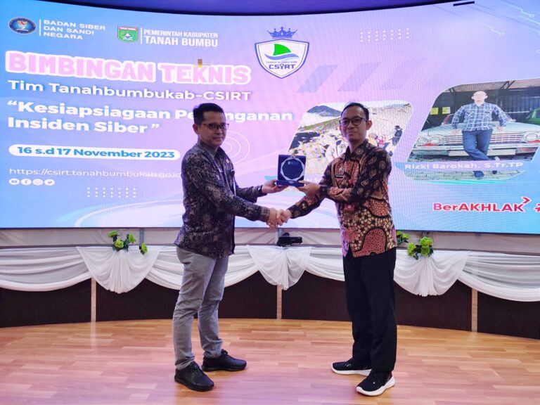 Bimtek CISRT Diskominfo SP Tanah Bumbu, Pengetahuan Peserta tentang Keamanan Siber Meningkat