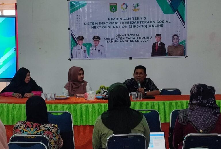 Dinas Sosial Tanah Bumbu Gelar Bimtek SIKS-NG