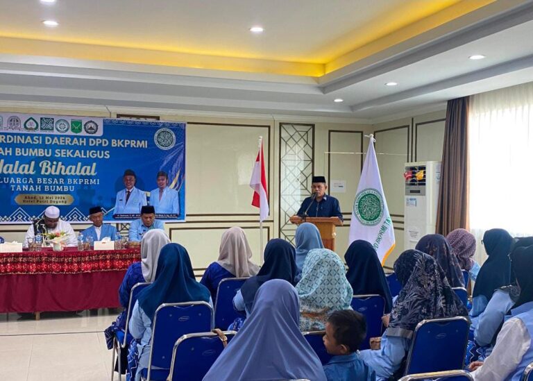 Rakorda BKPRMI, Camat Kusan Hilir Amirullah : Kita Tingkatkan Sinergitas Keagamaan