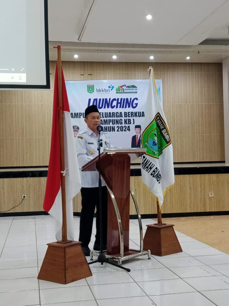 Wakili Bupati Tanah Bumbu, Eryanto Rais Launching Kampung KB 2024