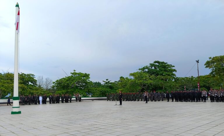 Upacara Hari Pahlawan di Area Makam Pahlawan Mattone Pagatan Dipimpin Wakapolres Tanah Bumbu