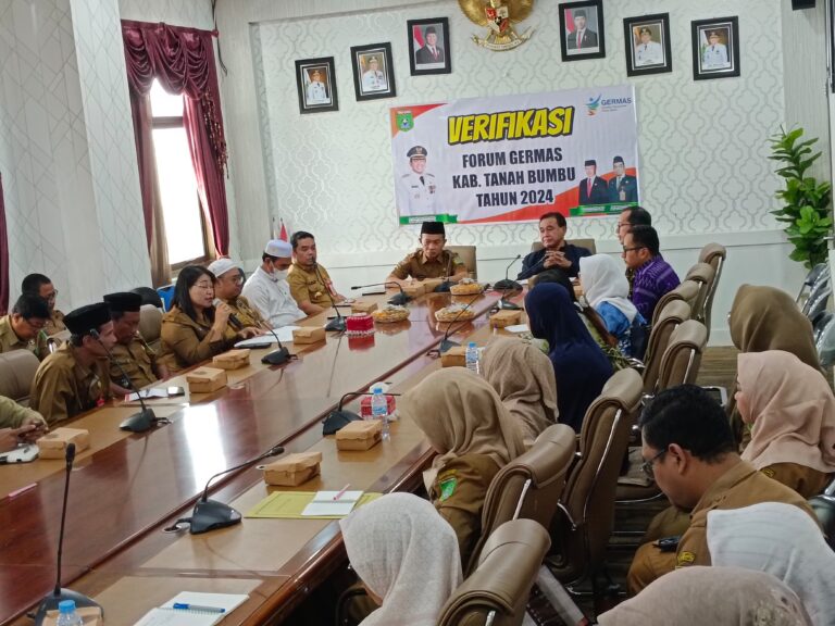Dinas Kesehatan Tanah Bumbu Gelar Verifikasi Forum GERMAS Tahun 2024