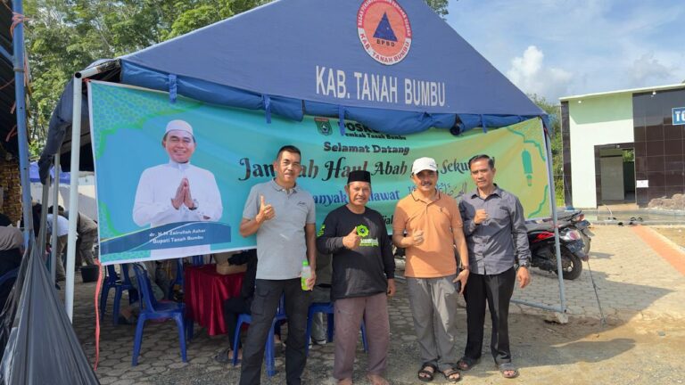 Ramainya Posko Sungai Loban Sambut Jamaah Haul Abah Guru Sekumpul