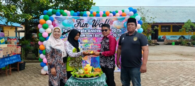 Hari Jadi ke 70 SDN 1 Batuah Gelar Syukuran dan Jalan Santai
