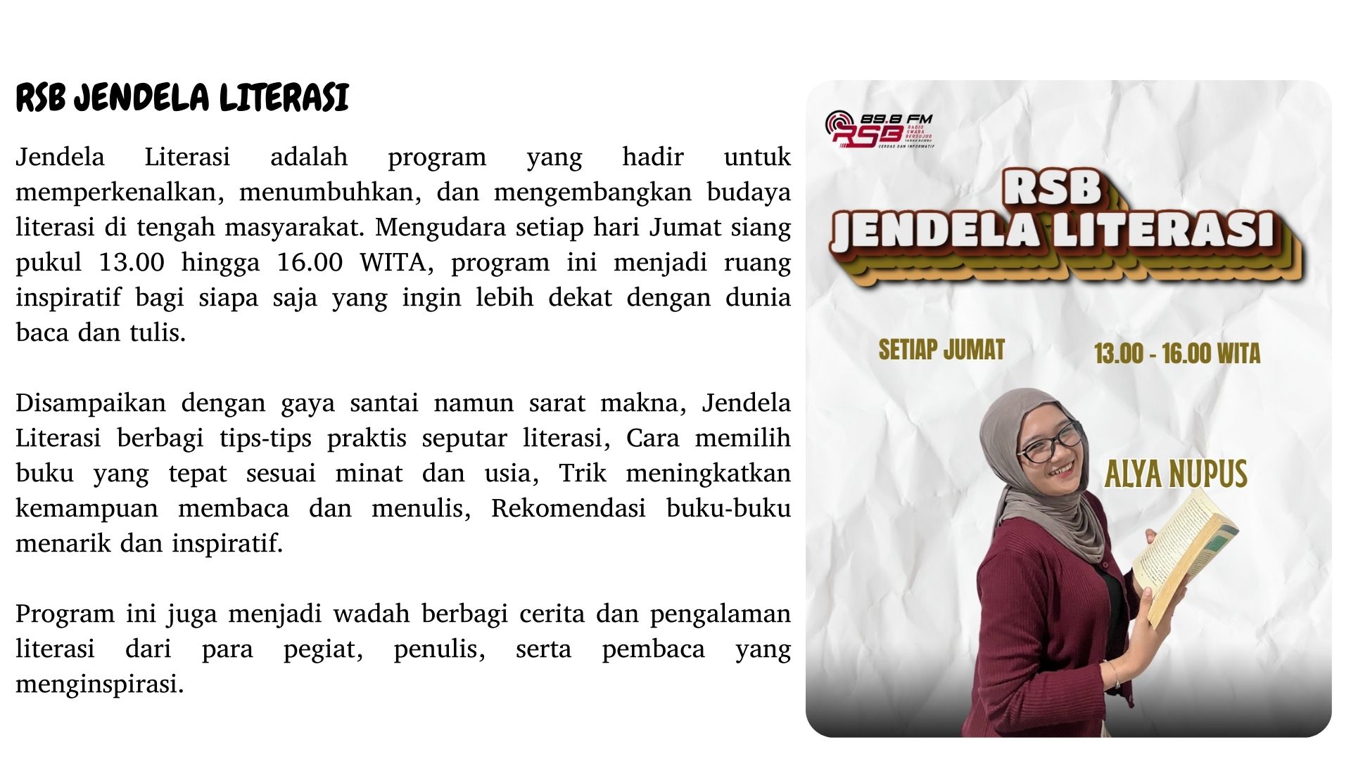 RSB Jendela Literasi