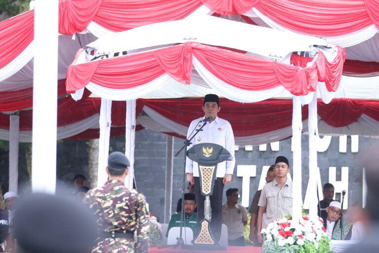 Perdana, Apel Harlah Gerakan Pemuda Ansor ke-91 Dipimpin Langsung oleh Bupati Andi Rudi Latif
