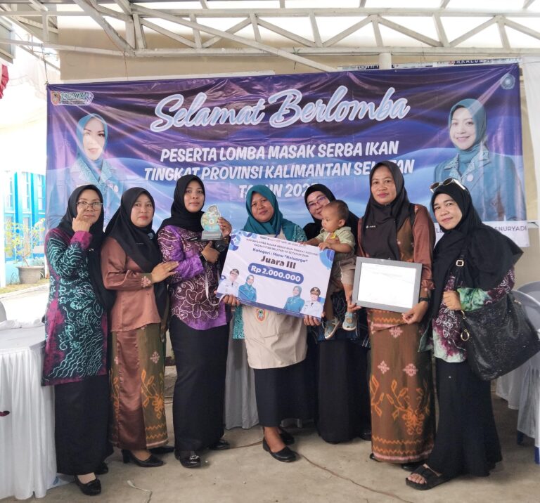 Raih Juara III Kategori Menu Keluarga Tingkat Provinsi Kalsel, Ketua TP PKK Kecamatan Sungai Loban : Bangga dan Bersyukur