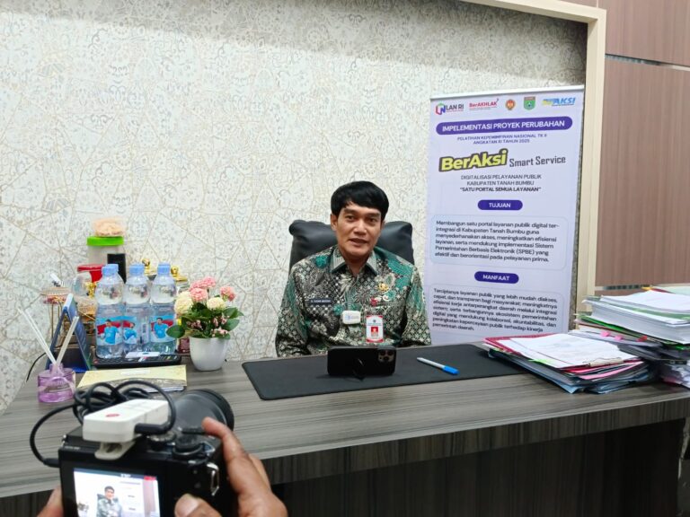 Implementasi Proyek Perubahan Tahun 2025, Kadis Kominfosp Prakarsai Inovasi BerAksi Smart Service