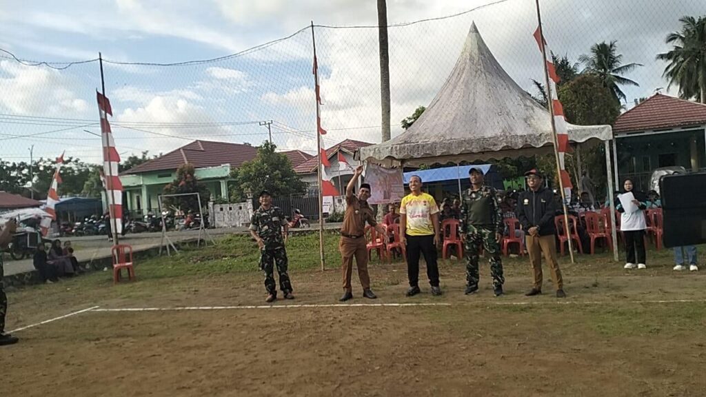 Kelurahan Gunung Tinggi Gelar Open Turnamen Volleyball Cup Ke-IV Meriahkan HUT ke-80 RI