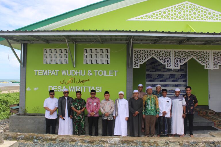 Masjid Attaqwa Desa Wiritasi Resmikan Bangunan Tempat Wudhu dan Toilet