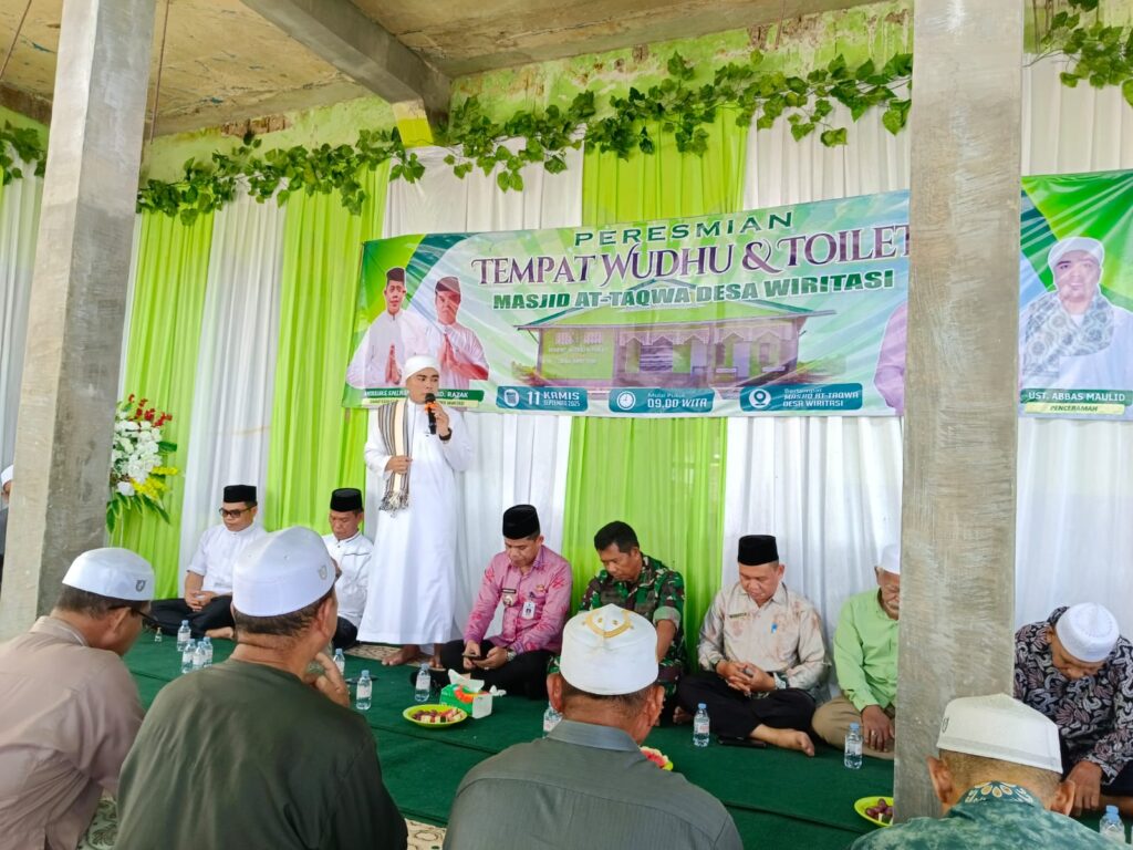 Masjid Attaqwa Desa Wiritasi Resmikan Bangunan Tempat Wudhu dan Toilet 4