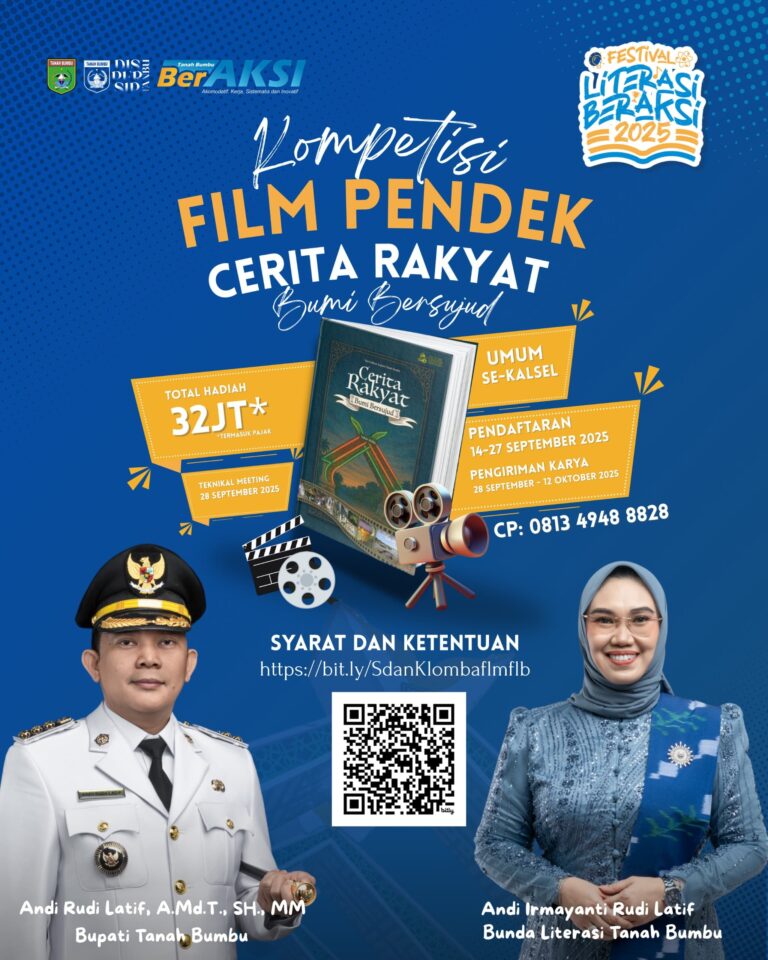 Pemkab Tanah Bumbu Gelar Kompetisi Film Pendek Cerita Rakyat di Festival Literasi BerAKSI 2025