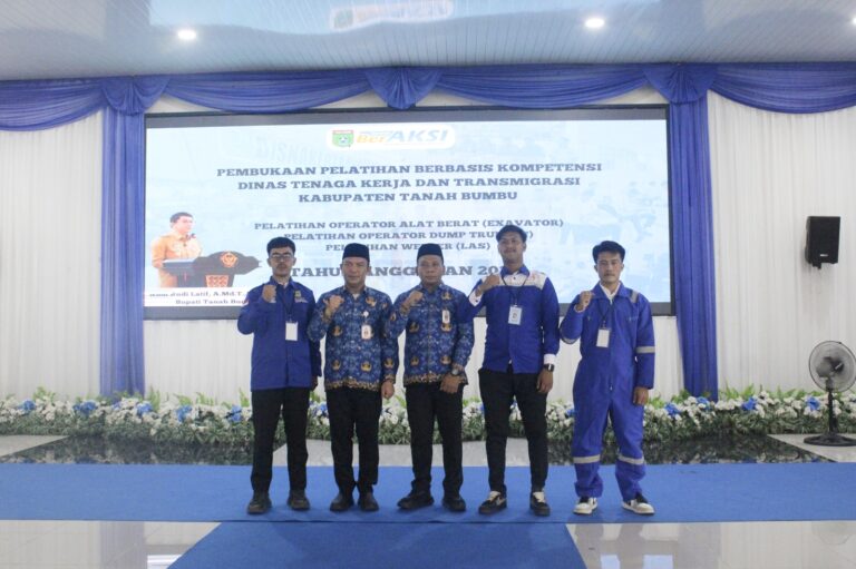 Disnakertrans Tanah Bumbu Gelar Pelatihan Berbasis Kompetensi untuk Tingkatkan SDM Unggul