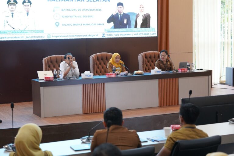 Pemkab Tanah Bumbu Gelar Sosialisasi Pengendalian Risiko Kecurangan dan Anti Korupsi