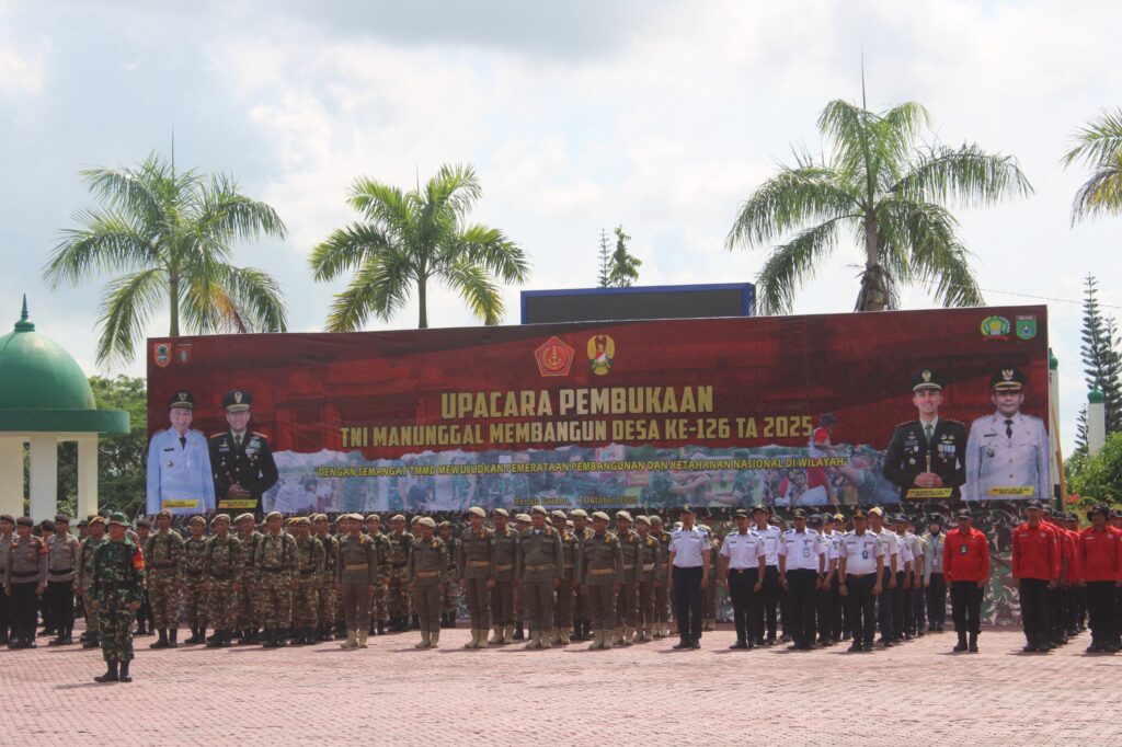 Bupati Andi Rudi Latif Buka TMMD ke-126 Tahun 2025, Wujud Nyata Kemanunggalan TNI dan Rakyat