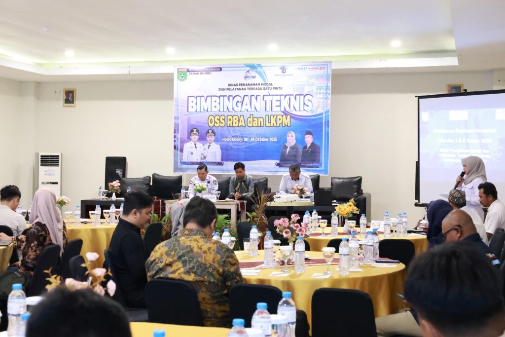 DPMPTSP Tanah Bumbu Gelar Bimbingan Teknis OSS-RBA dan Penyusunan LKPM 2025 2