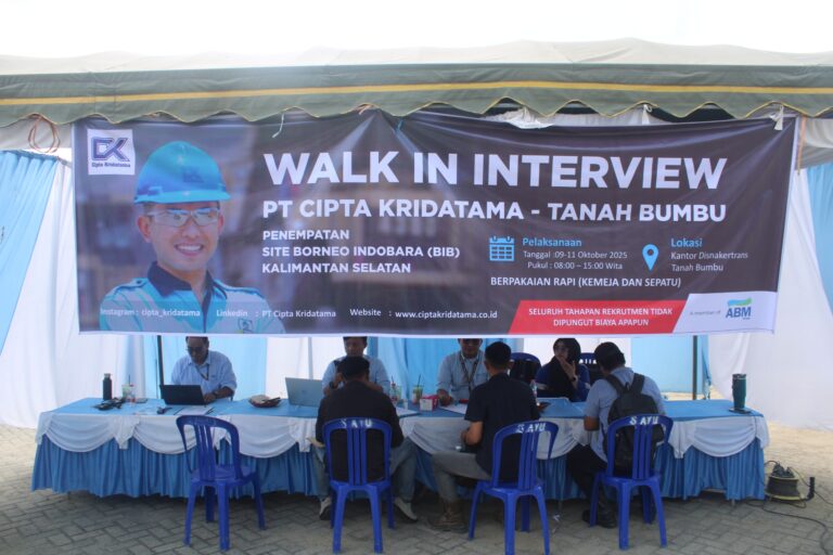Disnakertrans Tanah Bumbu dan PT Cipta Kridatama Buka Peluang Kerja bagi Tenaga Lokal