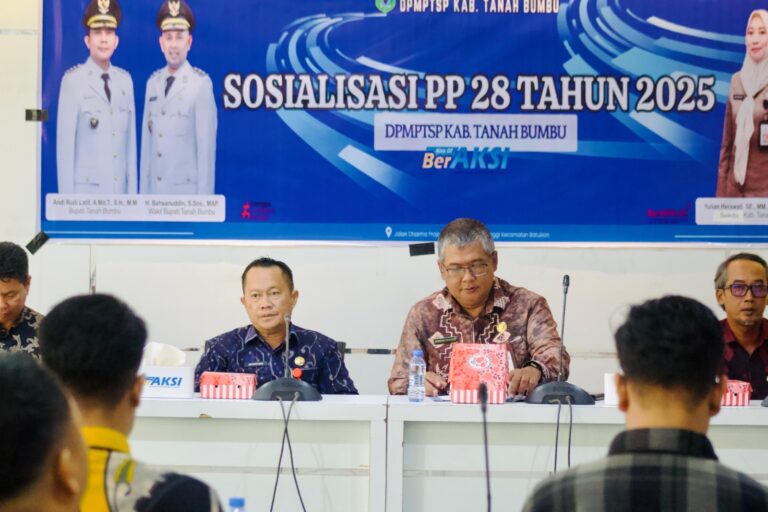 Pemkab Tanah Bumbu Gelar Sosialisasi Izin Lingkungan dan PBG