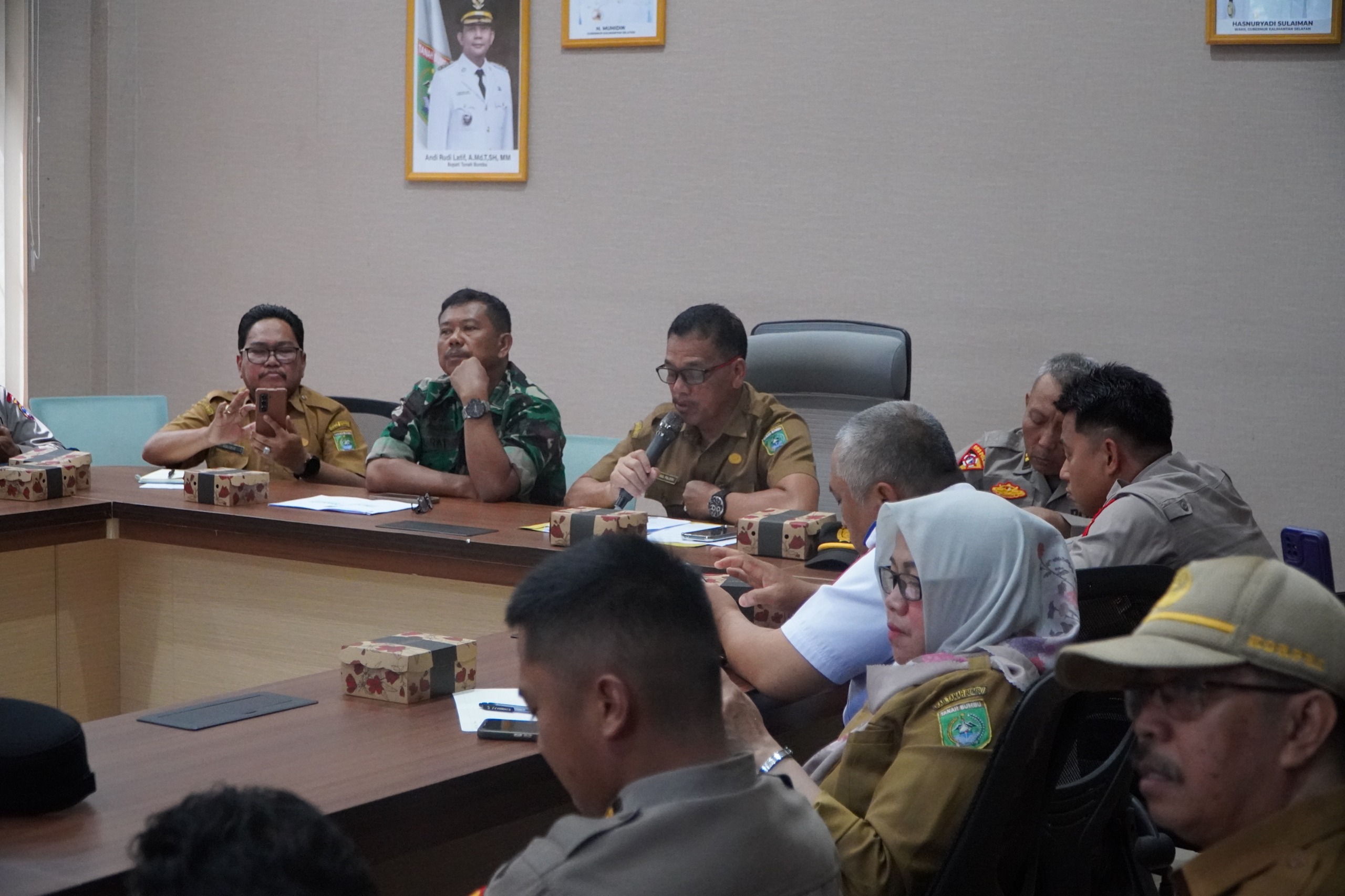 Persiapan Hari Pahlawan 7 Februari ke-80, Bakesbangpol Tanah Bumbu Gelar Rapat Koordinasi