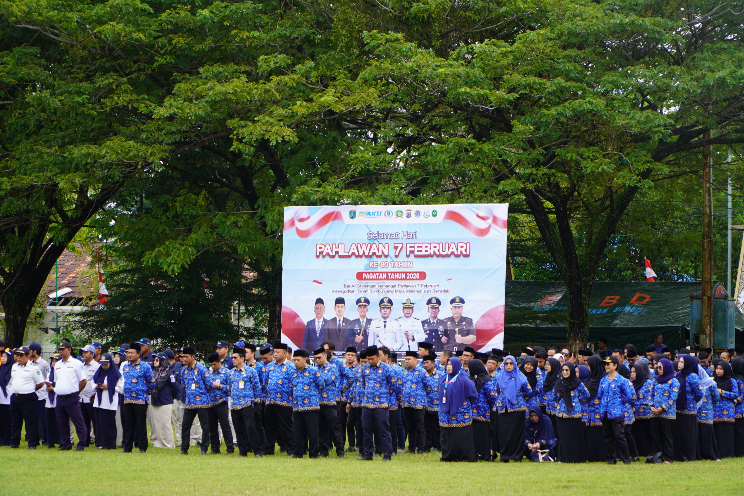 Upacara Hari Pahlawan ke-80, Semangat 7 Februari Menggema di Pagatan